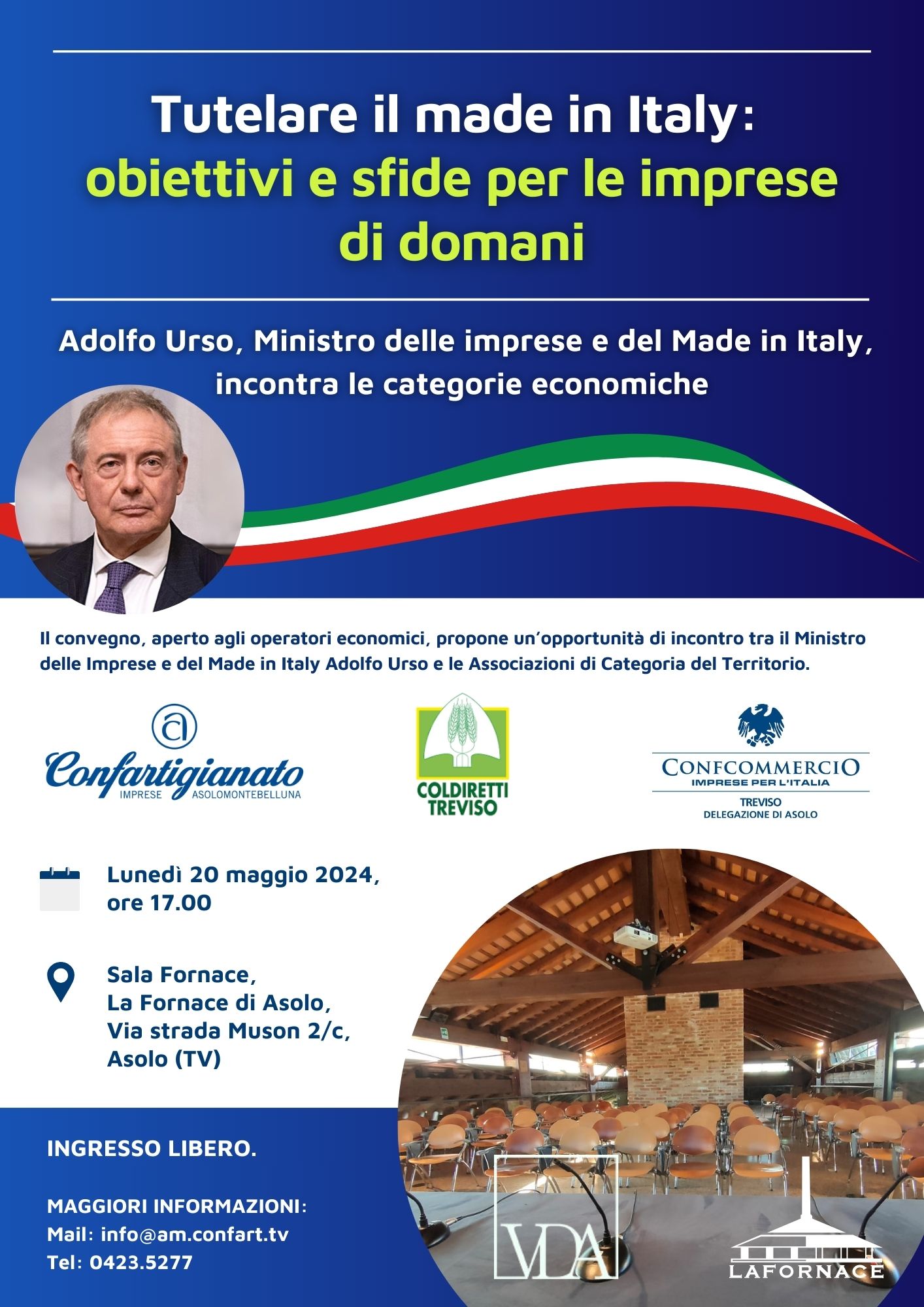 ADOLFO URSO, MINISTRO DELLE IMPRESE E DEL MADE IN ITALY, INCONTRA LE CATEGORIE ECONOMICHE